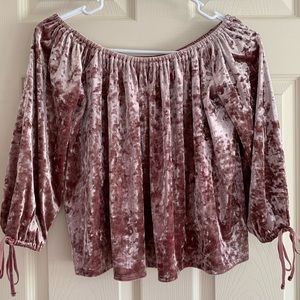 American Eagle off the shoulder top